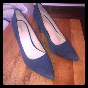 Navy Suede Michael KORS pumps